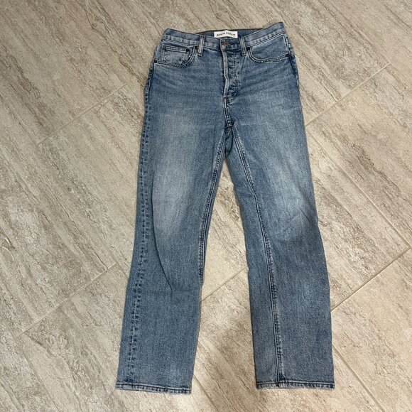 Aritzia Denim Forum Size 27 The Arlo High Rise Button Fly Straight Jeans - Picture 4 of 5